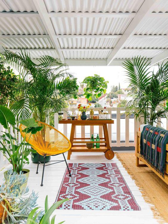 Decoración con plantas