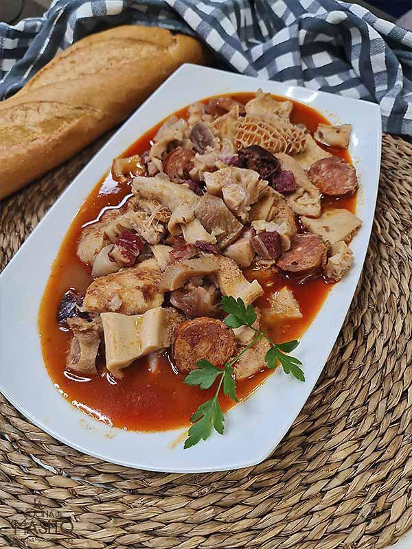 Receta callos a la madrileña, receta fácil de La cocinad de Masito