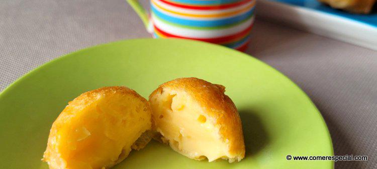 Receta de buñuelo de viento relleno con crema pastelera Comer especial