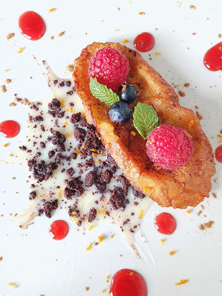 Receta de torrijas tradicionales caseras - Primerísimo plano