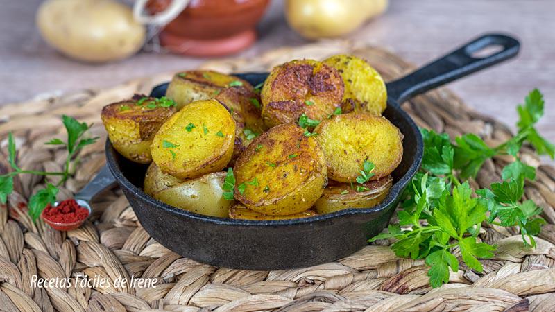 receta de patatas a la sarten