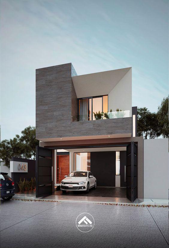 Casas modernas de dos pisos