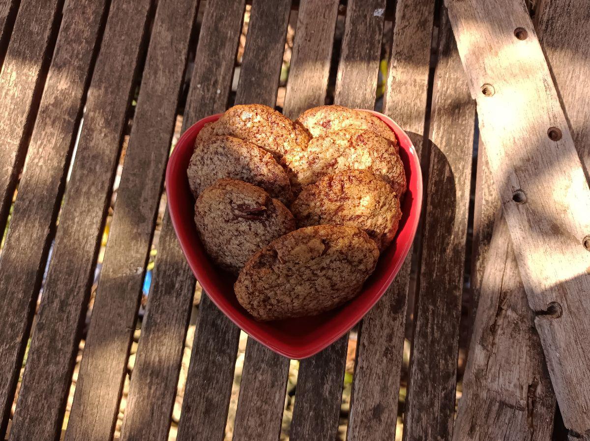 cookies chocolate nueces - pan uvas y queso