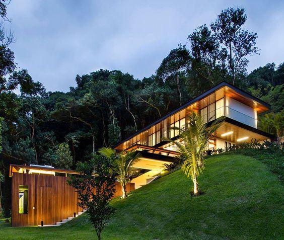 Cabaña de lujo en las montañas