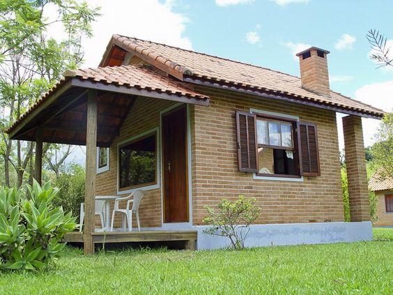 Ideas de casas de campo rusticas con chimenea