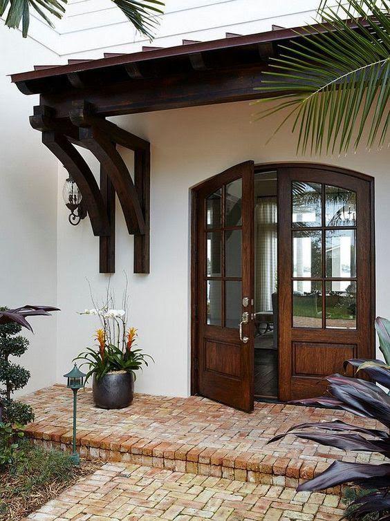 Modelos de casas de campo estilo rústico y techos de teja