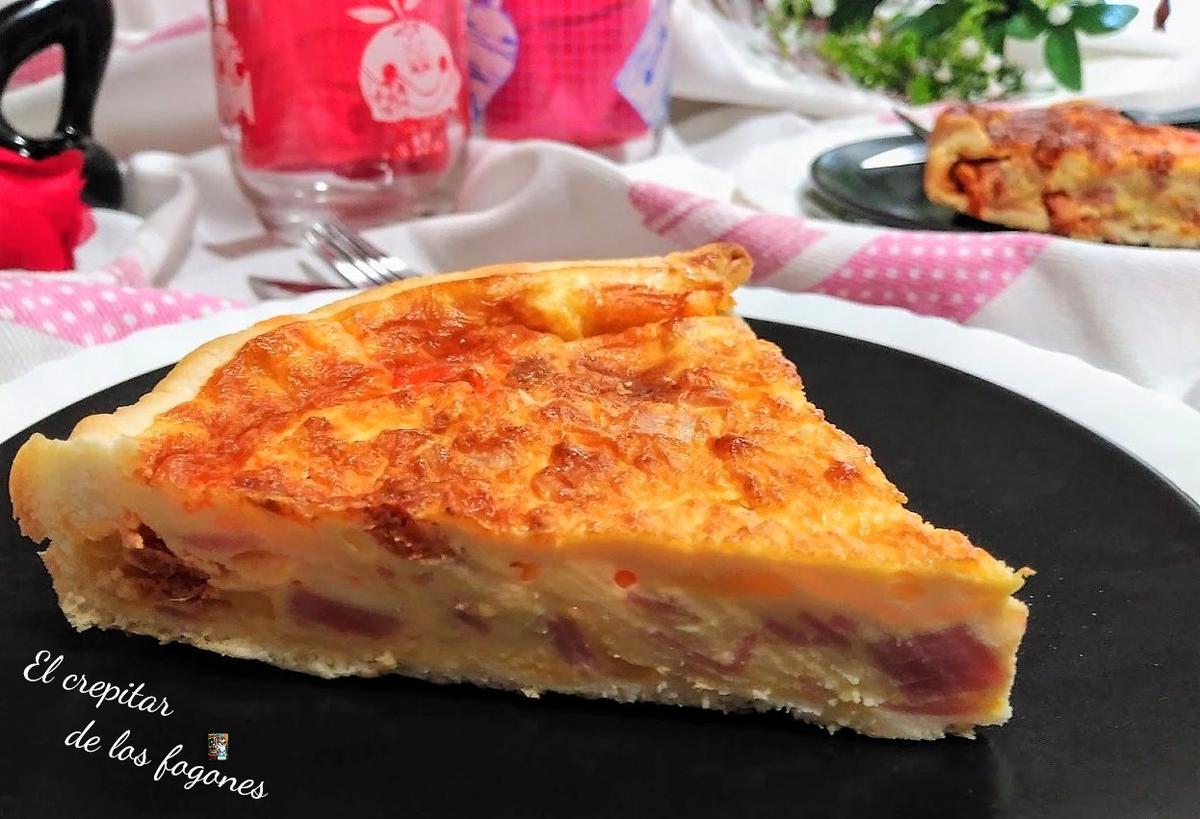 quiche de jamón
