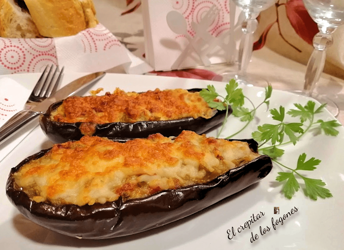 berenjenas rellenas de jamón