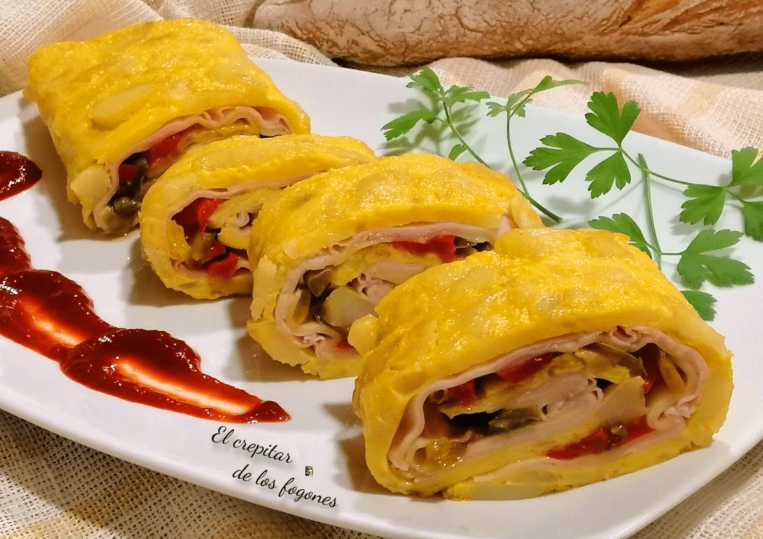 tortilla de patatas con cebolla