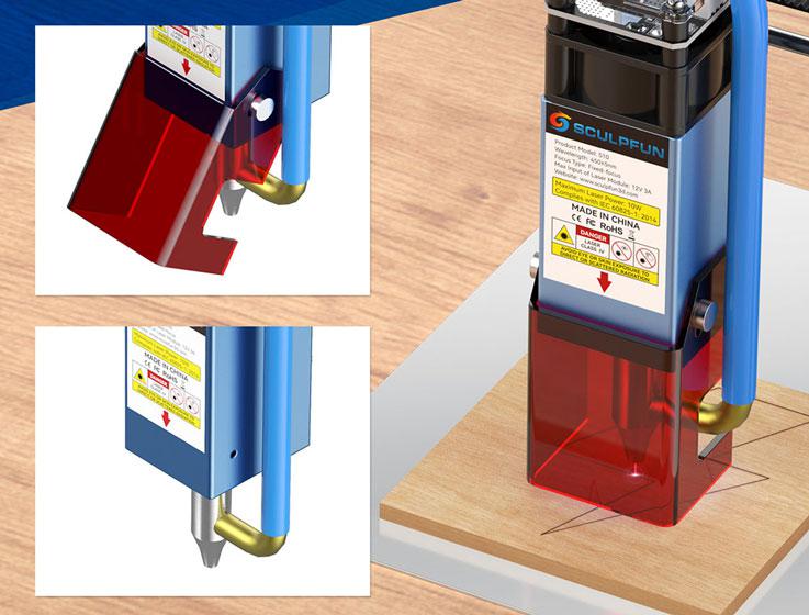 SCULPFUN S10 - Escudo