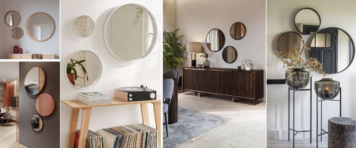 Redondos, de diferentes tamaños