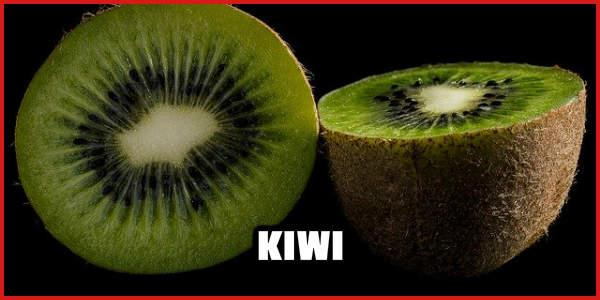 El Kiwi es la fruta con mayor cantidad de Vitamina C