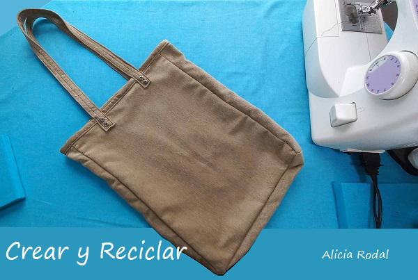 Cómo hacer tu propia bolsa o bolso de tela con bolsillo, tote bag multiusos, para el colegio o la universidad, para las compras, para ir a la playa, para lo que tú quieras. Diy. Fácil rápido y puedes hacerla con trozos o retazos de telas.