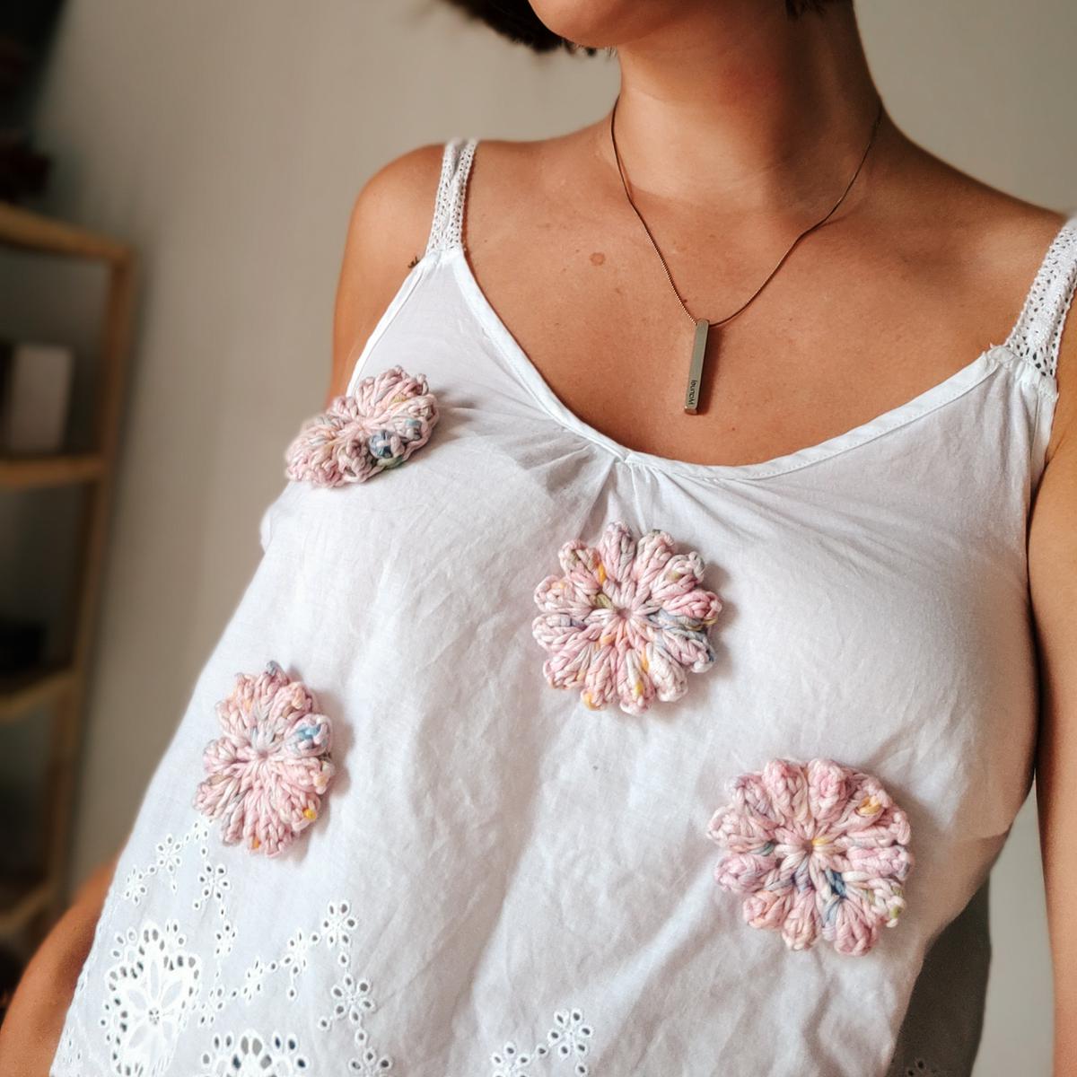 flores tejidas a crochet