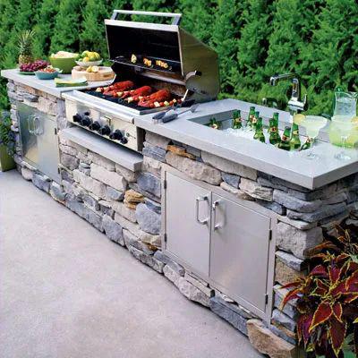 Ideas para ayudarte a crear una cocina al aire libre
