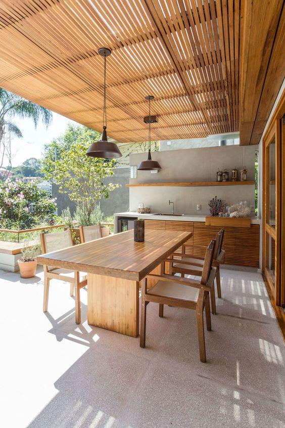 Cocinas al aire libre modernas