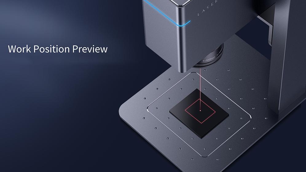 LaserPecker 3 - Modo de previsualización