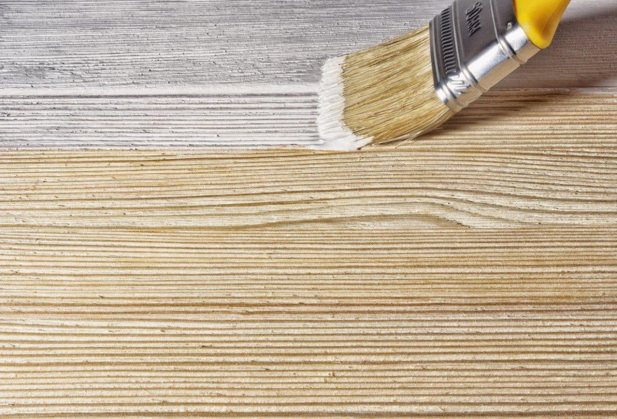 madera pintada blanco
