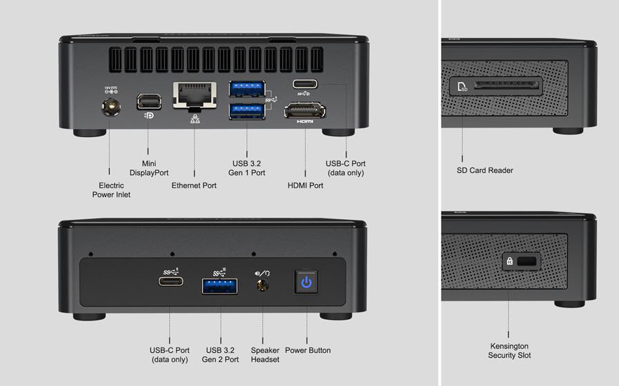 GEEKOM MiniAir 11 - Conectividad