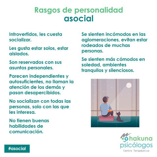 Rasgos de personalidad asocial