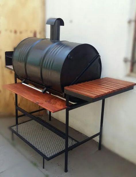 Barbacoas exteriores de fierro estilo rústico