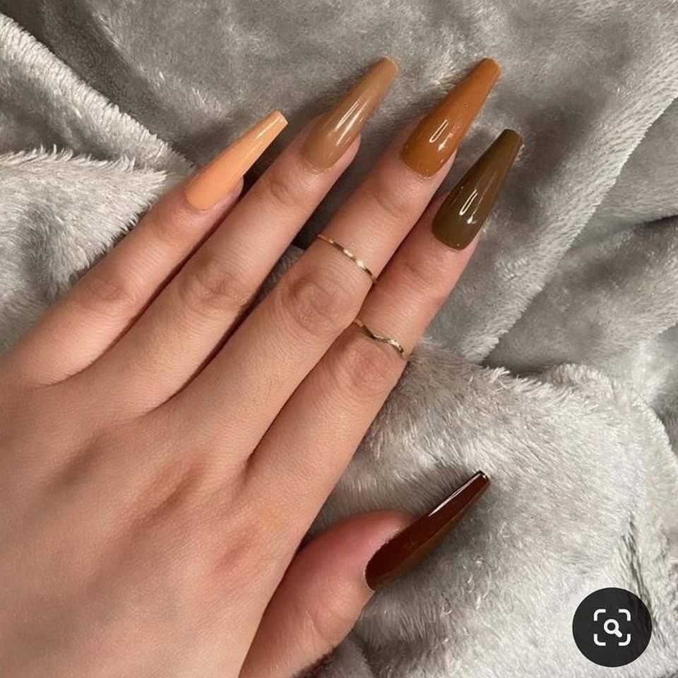 Diseños de uñas para otoño
