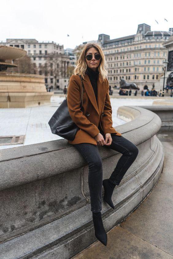 Ideas de outfits color café que ya viene el otoño