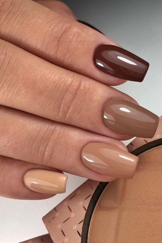 Diseños de uñas para otoño