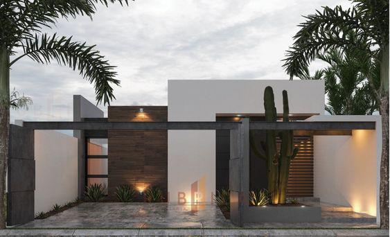Diseños de casas modernas y pequeñas de un piso