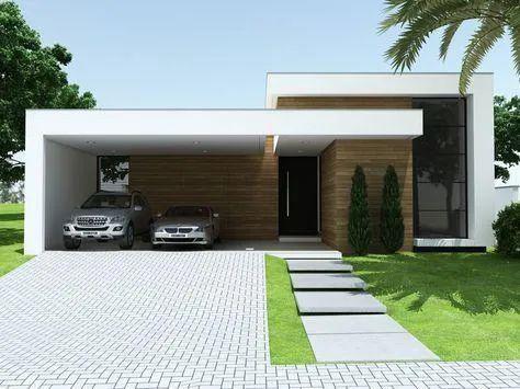 Modelos de casas modernas de un piso