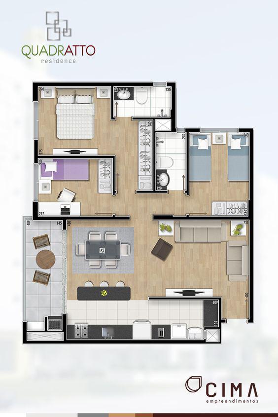 Planos para casas modernas de una planta