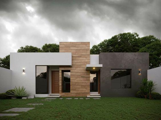 Colores para casas modernas de una planta