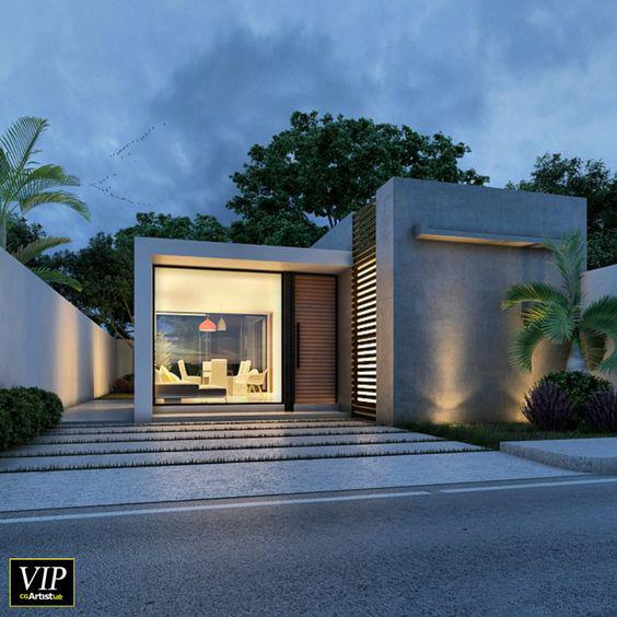 Diseños de casas modernas y pequeñas de un piso