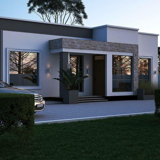 Modelos de casas modernas de un piso