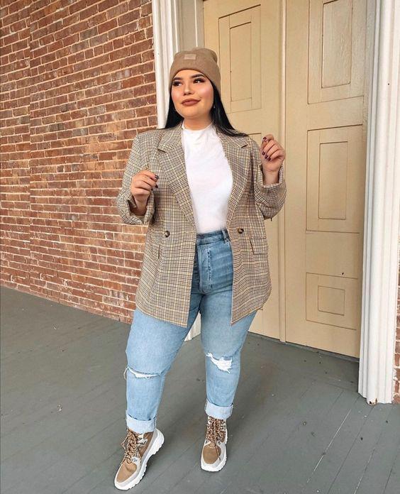 Ideas de outfits semi formales con jeans de mezclilla