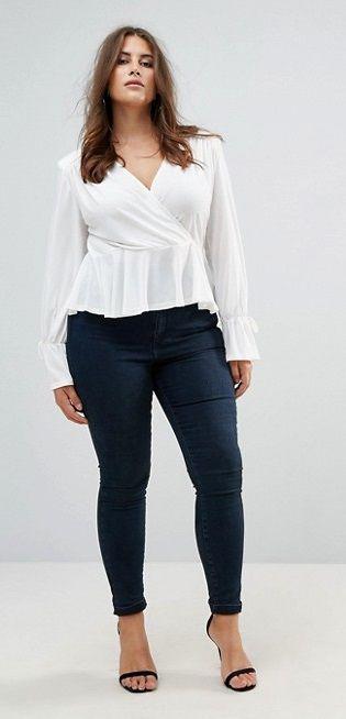 Looks con blusas cruzadas