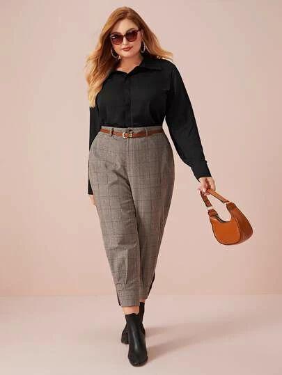Outfits para el trabajo plus size