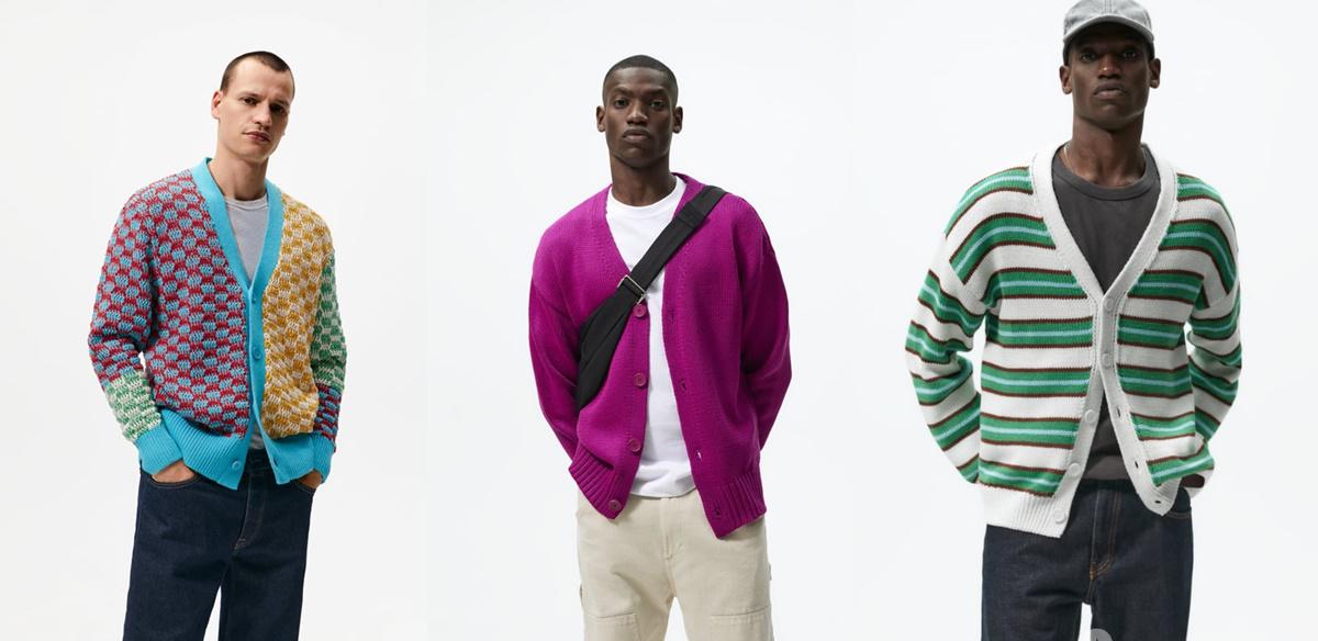 El cárdigan masculino toma las calles