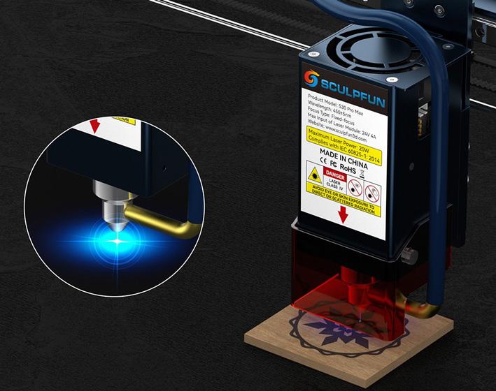 SCULPFUN S30 Pro Max - Grabado láser