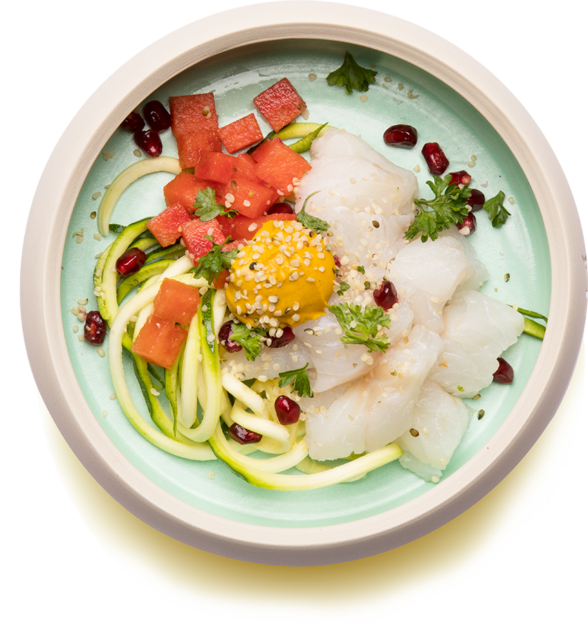 bacalao con fruta perros