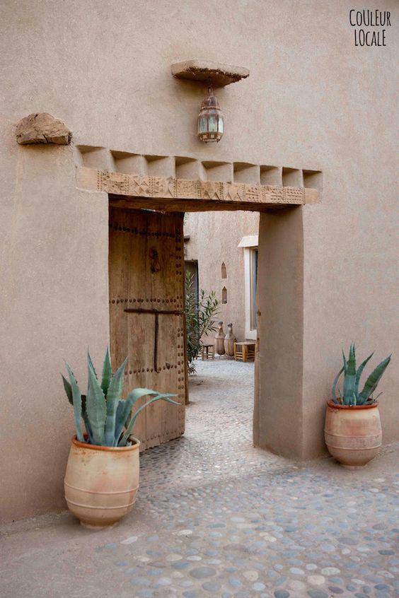 Fachadas de casas rústicas de adobe