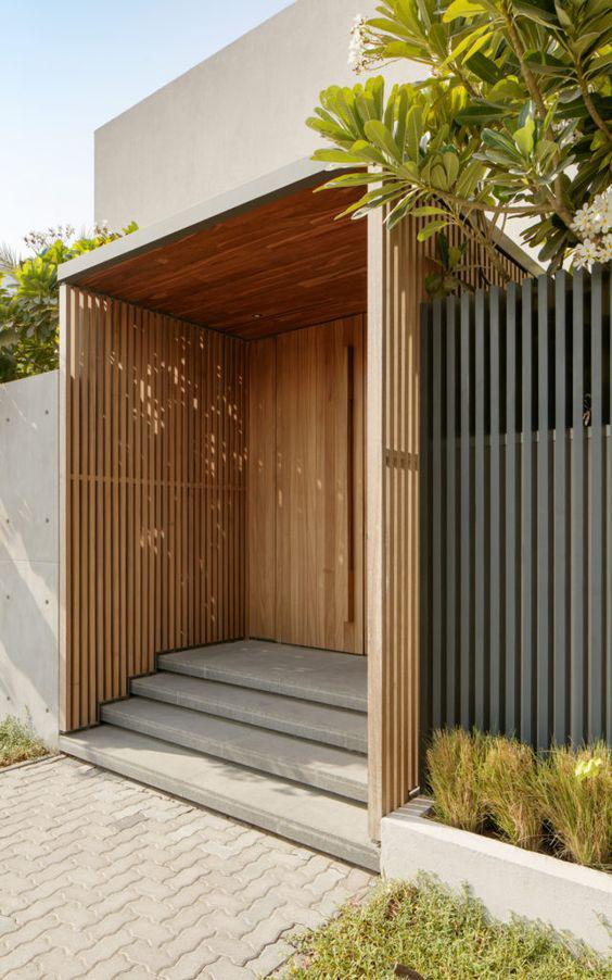 Modelos de puertas principales para casas en diferentes estilos