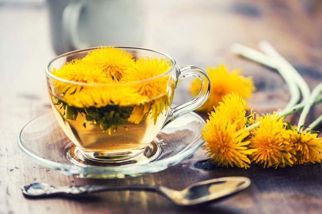 Té de diente de león
