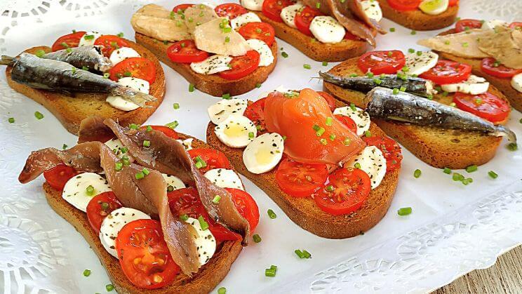 Pinchos de pescado