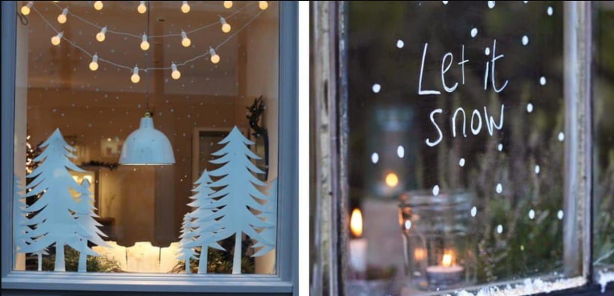 Vinilos de Navidad para ventanas