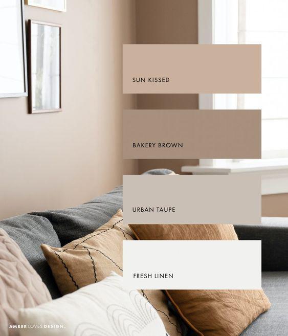 Diseños de paredes en color rosa claro