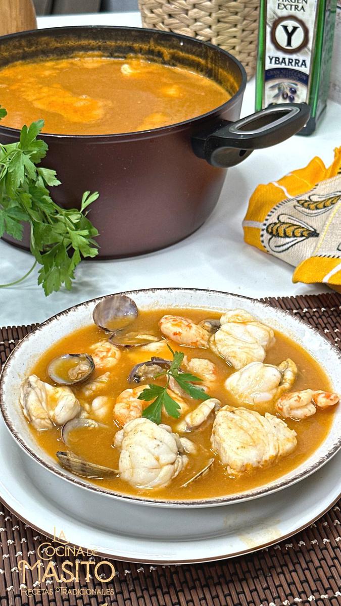 Sopa de marisco y pescado
