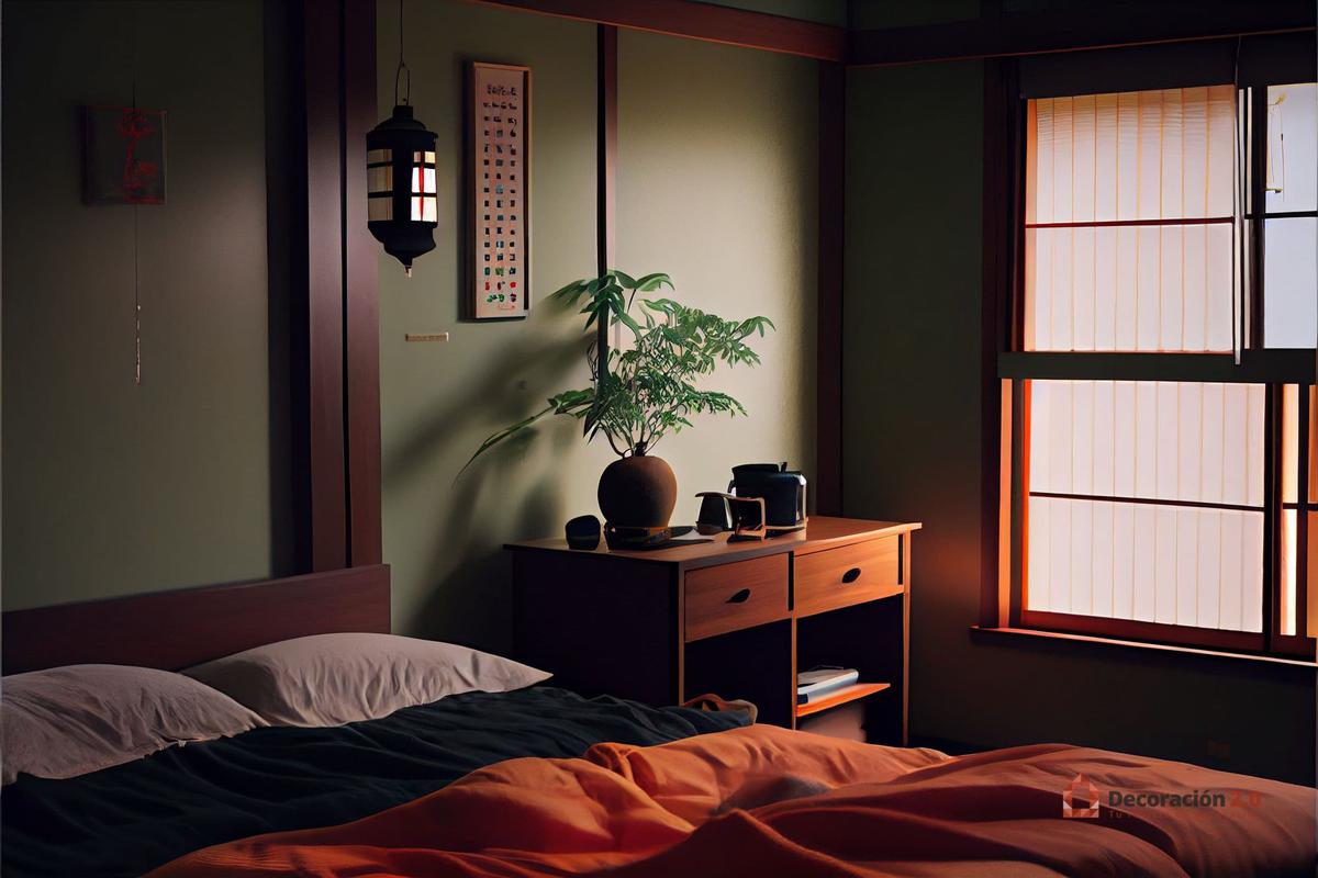 Fotografías de dormitorios estilo japonés minimalista y natural 27