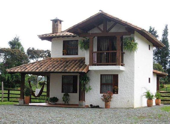 Modelos de casas rústicas de dos pisos