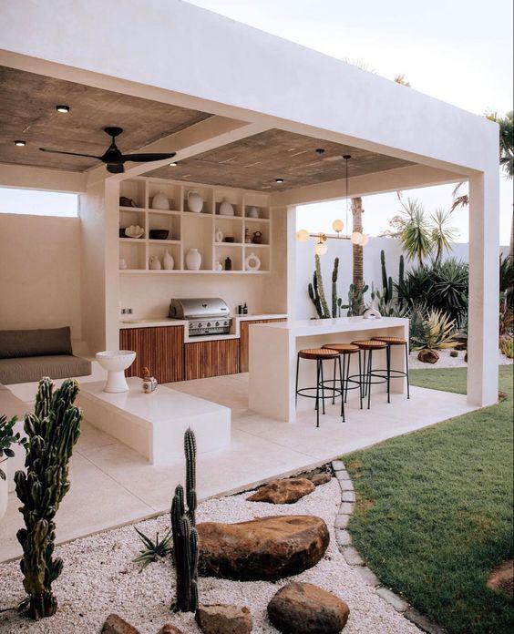 Estilos de barbacoas para exterior modernas